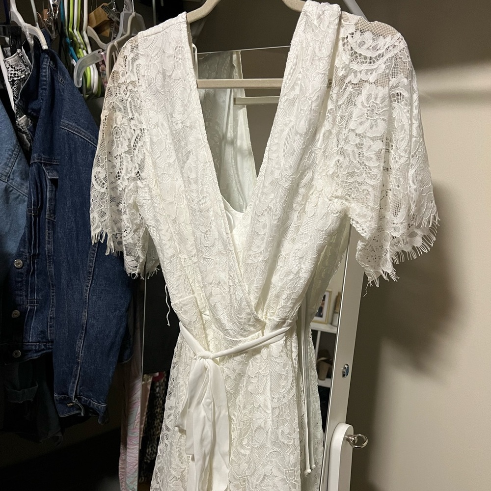 Lace romper